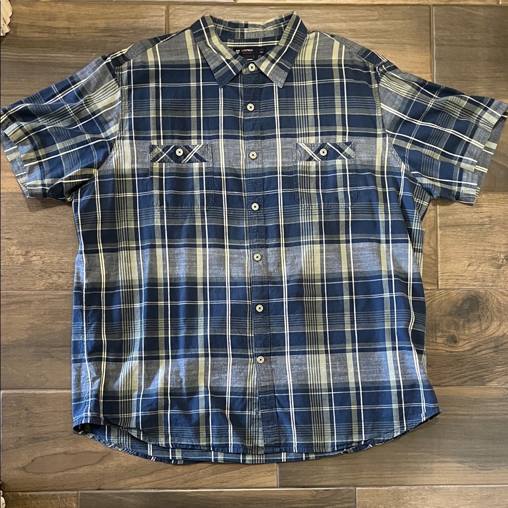 Cremieux Blue Plaid Men's Shirt